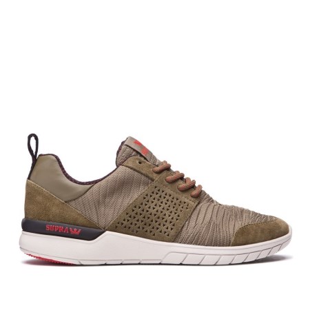 Supra Scissor Mens Low Tops Shoes Olive UK 42EVO